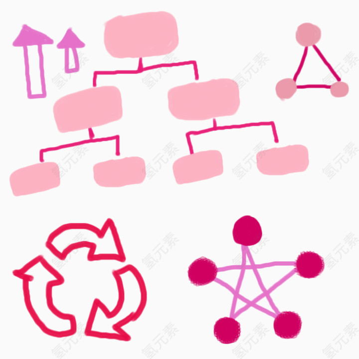 卡通连接符结构框架