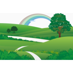 矢量图雨后初晴