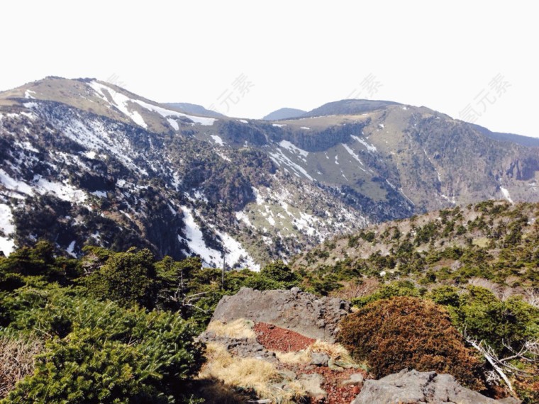 旅游景区济州岛汉拿山