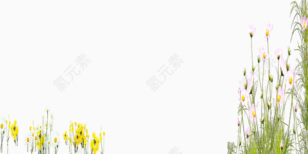 城市文明梦想放飞美丽花朵装饰
