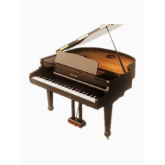 棕色大型钢琴
