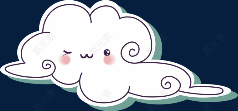 卡通云朵