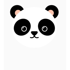 可爱森林动物头像矢量图下载