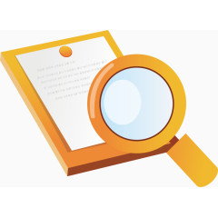 书本放大镜素材