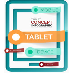 立体不规则便签矢量素材