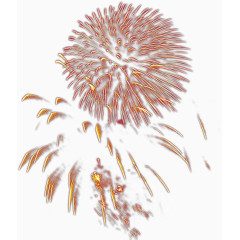 喷射绽放亮光烟花