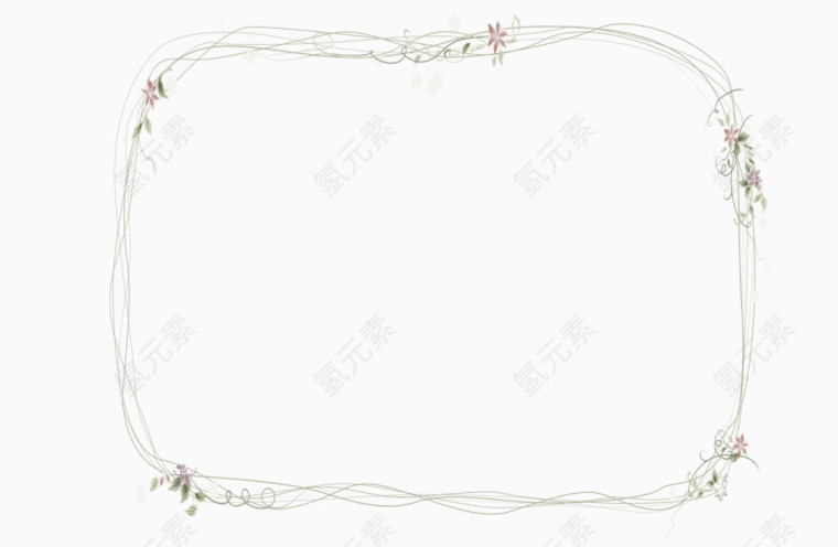 唯美精美创意边框花边