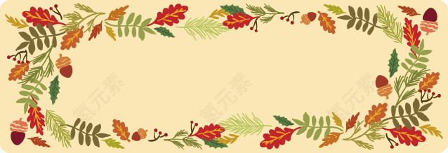 矢量秋季banner