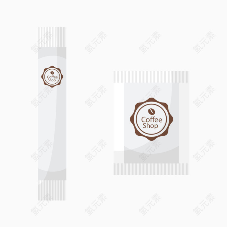 矢量手绘咖啡伴侣