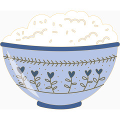 大米饭png矢量素材