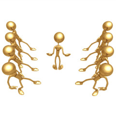 超清晰3D小金人