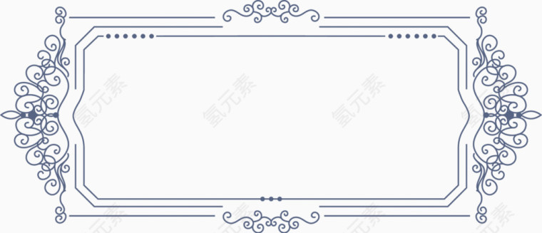 花纹边框装饰