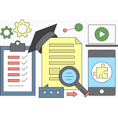 学生研讨会学术毕业帽