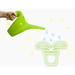 爱护植物浇水