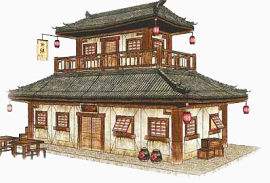 乡村小楼房子素材