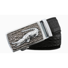 鳄鱼纹皮带男真皮
