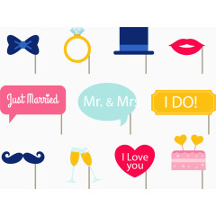 婚礼装饰贴纸