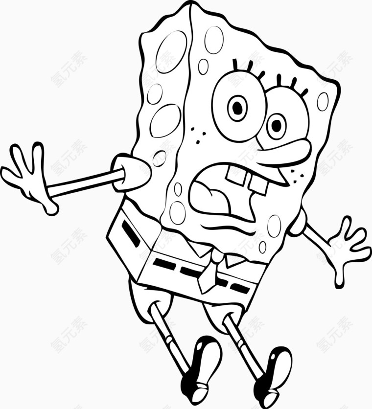 扁平   海绵宝宝