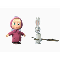 带着红帽的小女孩