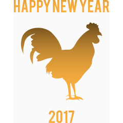 矢量鸡年新年快乐