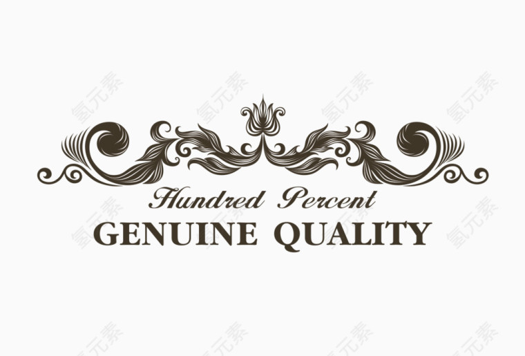 欧式花纹边框矢量素材