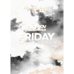 烟雾效果三种配色海报