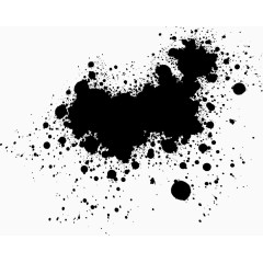 矢量艺术墨汁溅落