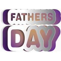 矢量父亲节贺卡素材