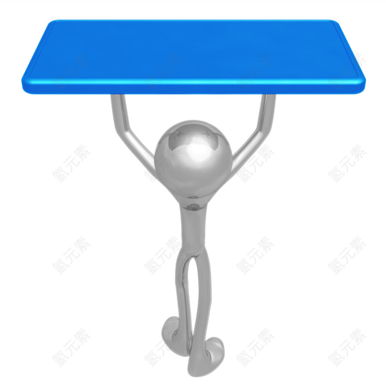超清晰3D小金人