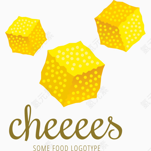 方块LOGO设计矢量图