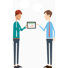 卡通商务人物矢量素材