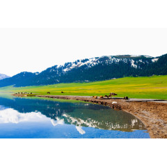 赛里木湖风景