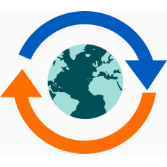 矢量ppt素材地球