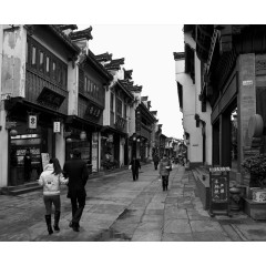 复古老街道素材