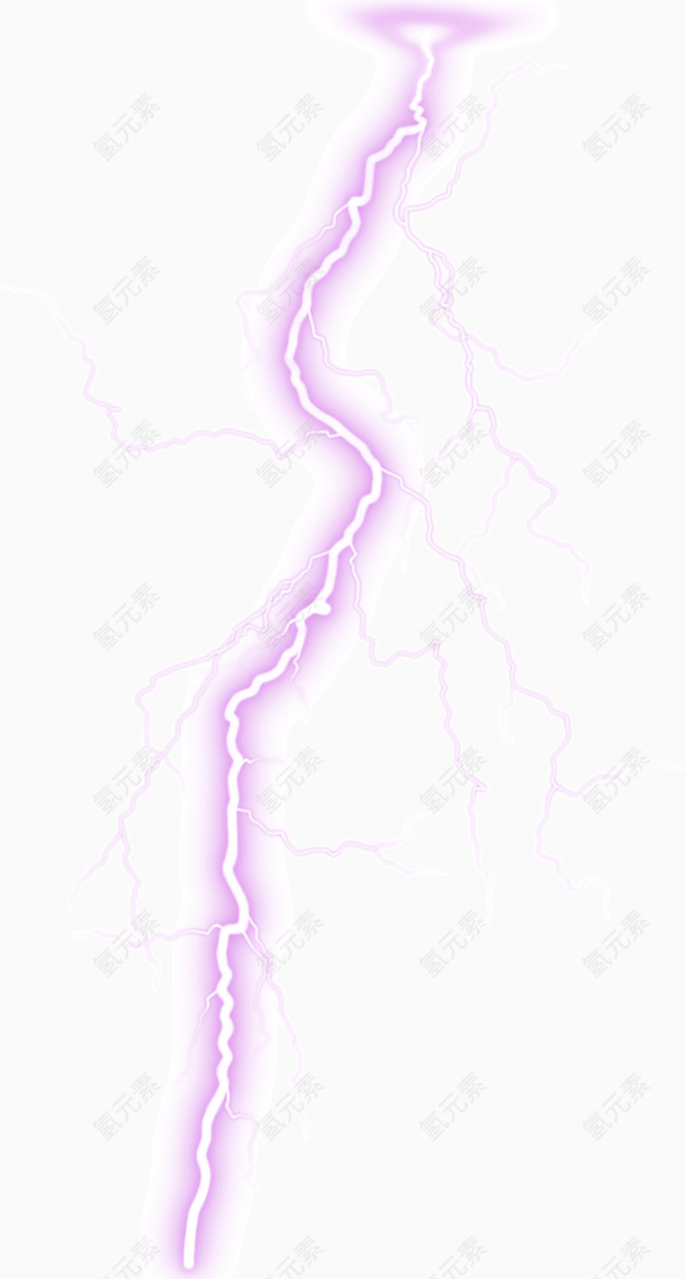 紫色的雷电