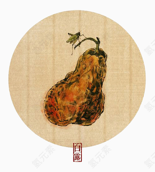 传统二十四节气白露