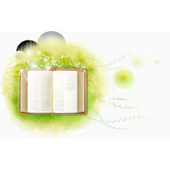 读书海报矢量装饰花纹素材