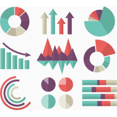 矢量手绘数据图表