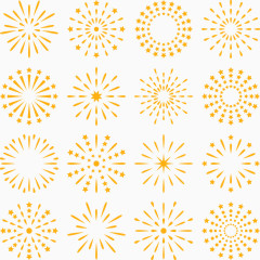 烟花矢量免费下载