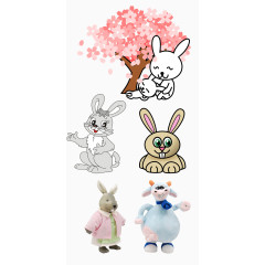 听故事的小白兔