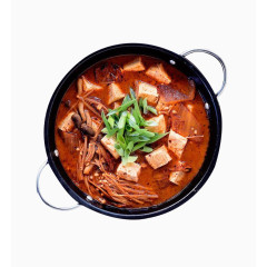 麻辣豆腐香菇杂烩