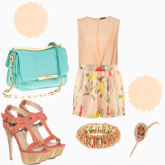 粉色系夏日清新搭配