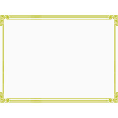 绿色方框边框展板