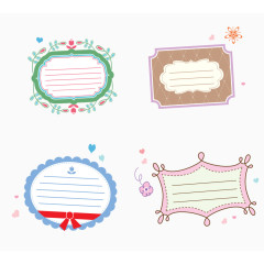 精美卡通便签贴纸