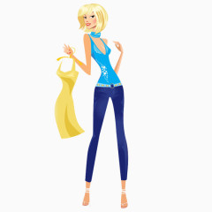 人物卡通免抠图