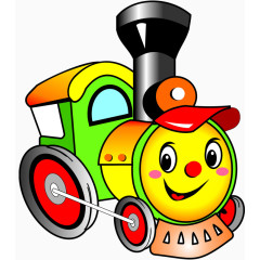 卡通火车头