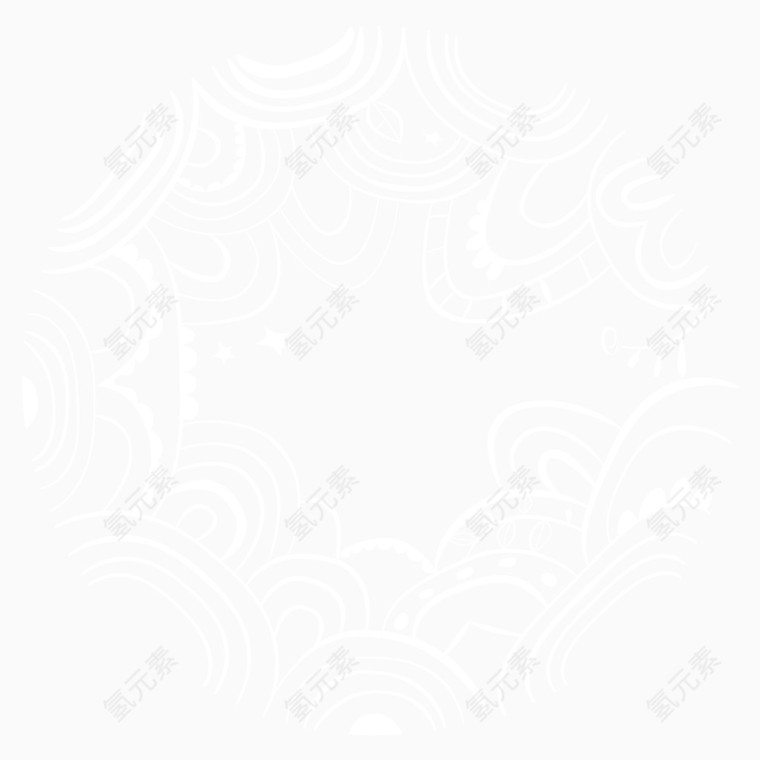 白色花纹装饰背景