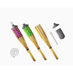 矢量图自制火把