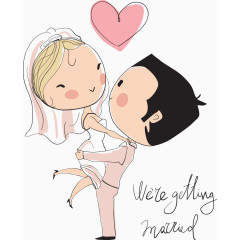 矢量温馨甜蜜情侣