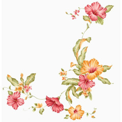 中国水墨画小野花